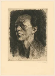 Working Woman with the Earring, 4th State