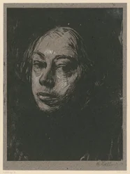 Self-Portrait Facing Left (2nd state)