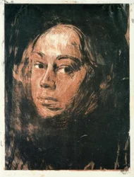 Self-Portrait Facing Left
