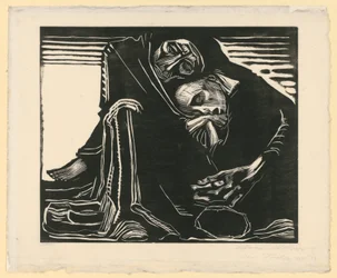 Death with Woman in His Lap (3rd and Final Version, 7th State)