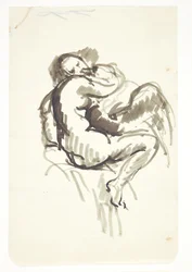Study for "Leda with the Swan"
