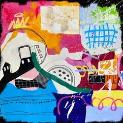 Vibrant Urban Abstract