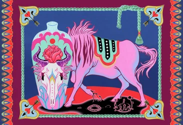 Wildebeest and Vase