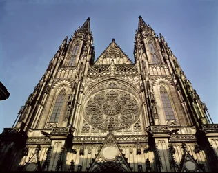 Facade of the Cathedral of St. Vitus