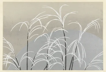 Moon and Grasses