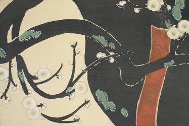 Plum, from Momoyo-gusa
