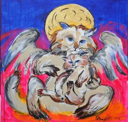 Angelic Mother Cat
