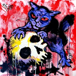 Dark Cat Skull
