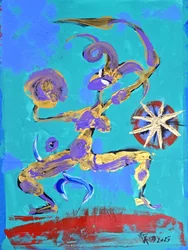 Dynamic Mythical Figure
