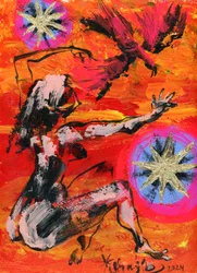 Fiery Woman Eagle