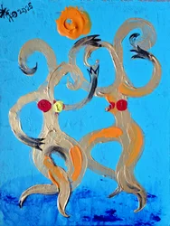 Joyful Dancing Figures