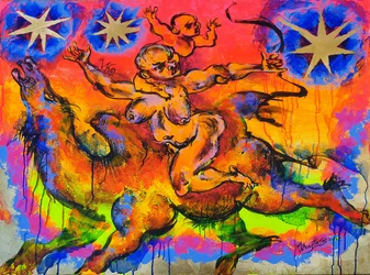Nude Celestial Sagittarius