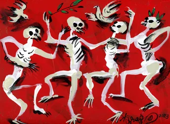 Skeletons Peace Dance