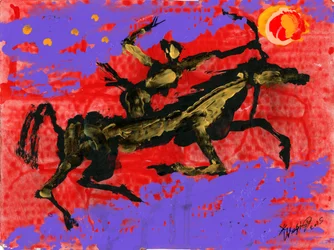 Warrior On Horseback