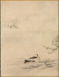 Flowers and Birds in a Spring Landscape