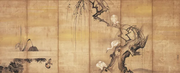 Birds in Landscape, First Half of the 17th Century