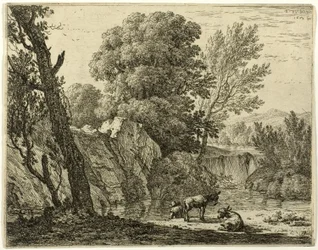 The Packer with Two Donkeys