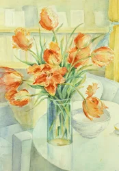 Artists Tulips in the Drawing Room