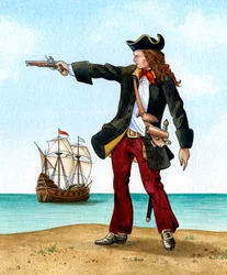 Anne Bonny, c. 1698, Irish Pirate