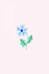 Delicate Blue Flower