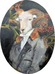 Dapper Ram Portrait