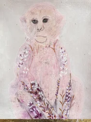 Ethereal Monkey Portrait