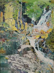 Vibrant Forest Waterfall