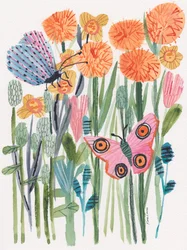 Colorful Garden Butterflies
