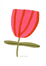 Modern Pink Flower