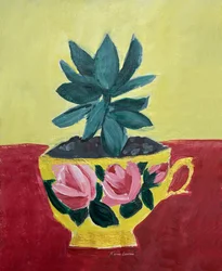 Succulent Teacup Roses