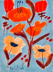 Vibrant Floral Abstract
