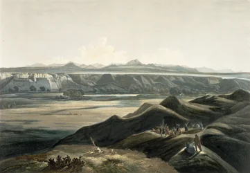 View of the Rocky Mountains, plate 44 from Volume 2 of 