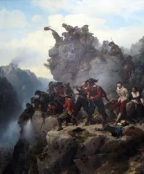 Riflemen Defending a Pass