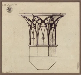 Octagonal Column Capital