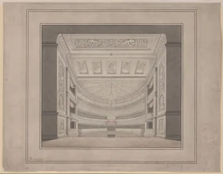 Berlin. Schauspielhaus on Gendarmenmarkt, auditorium