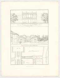 The Extended Wilhelmstraße, Plate 19 from the Series “Collection of Architectural Designs”