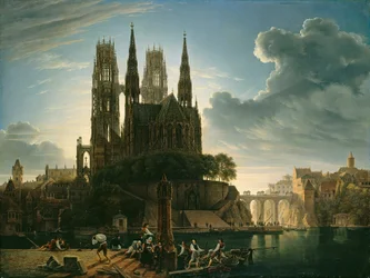 Gothic Cathedral by the Water