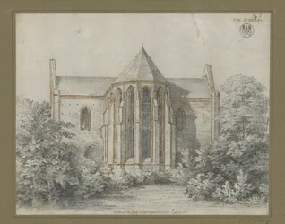 Chorin Monastery. View of the Church from the East