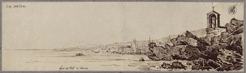 “Lava Masses at the Port of Catania”