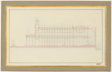 Longitudinal Section of a Cathedral for Berlin