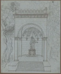 Mansfeld. Design for a Luther Monument