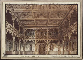 Ratibor and Wanda. Play by Jakob Andreas Konrad Levezow. Design for the 2nd decoration. Women
