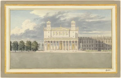 The Façade and Surroundings of a Cathedral for Berlin