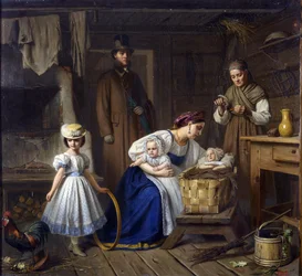 Wet Nurse Visited Her Sick Child