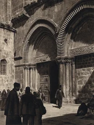 Jerusalem, Church of the Holy Sepulchre, Portal