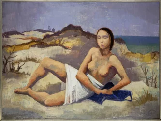 Girl in the Dunes