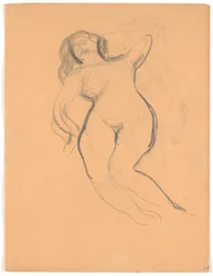 Reclining Female Model