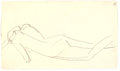 Standing Model, Seen from Behind