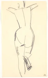 Standing Model, Seen from Behind