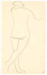 Standing Model, Seen from Behind